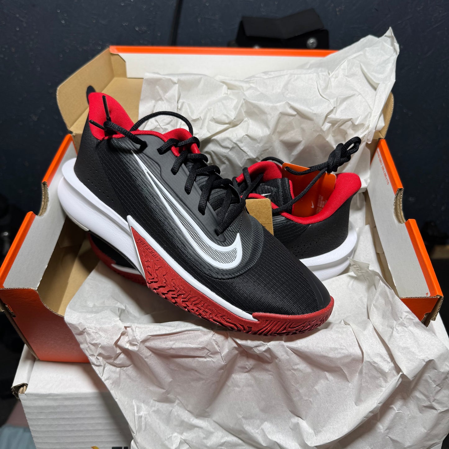 Nike Precision 7 "Black University Red"