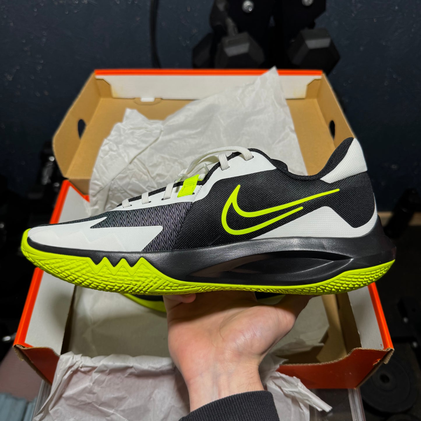 Nike Precision 6 "Black Volt Sail"
