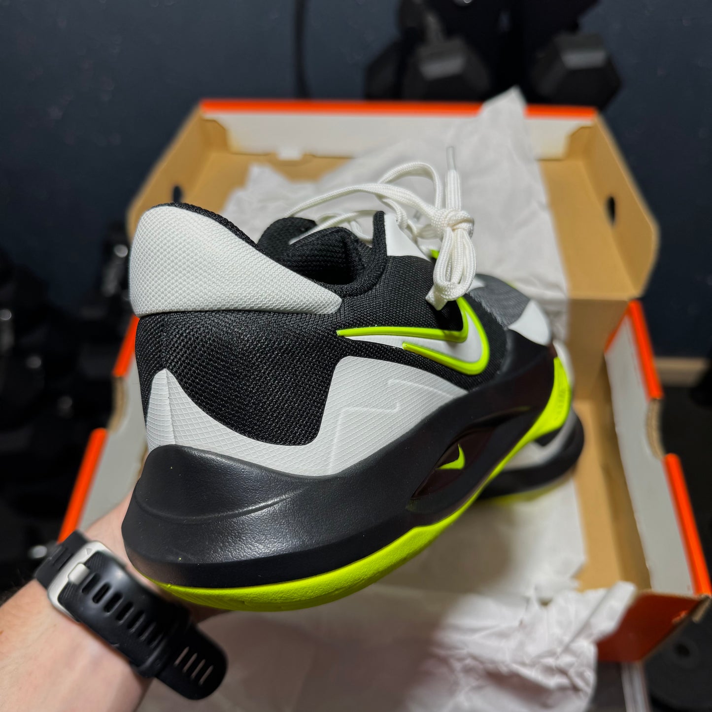 Nike Precision 6 "Black Volt Sail"