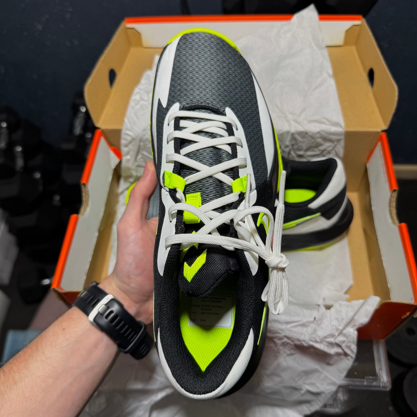 Nike Precision 6 "Black Volt Sail"